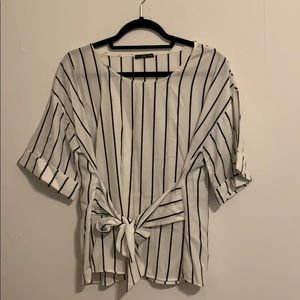 West Kei front-tie blouse